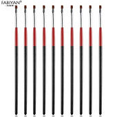 Nail Art kistom Slikanje Crtanje Rezbarenje Ravna olovka UV Gel Salon za manikuru DIY Alat za dizajn 5/10kom