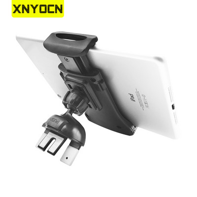Xnyocn Автомобилен държач за телефон за iPhone 11 Pro 12 Xiaomi iPad Bracket 360 Air Vent Стойка за 7 8 9 10 инча Смартфони Поставки за таблети