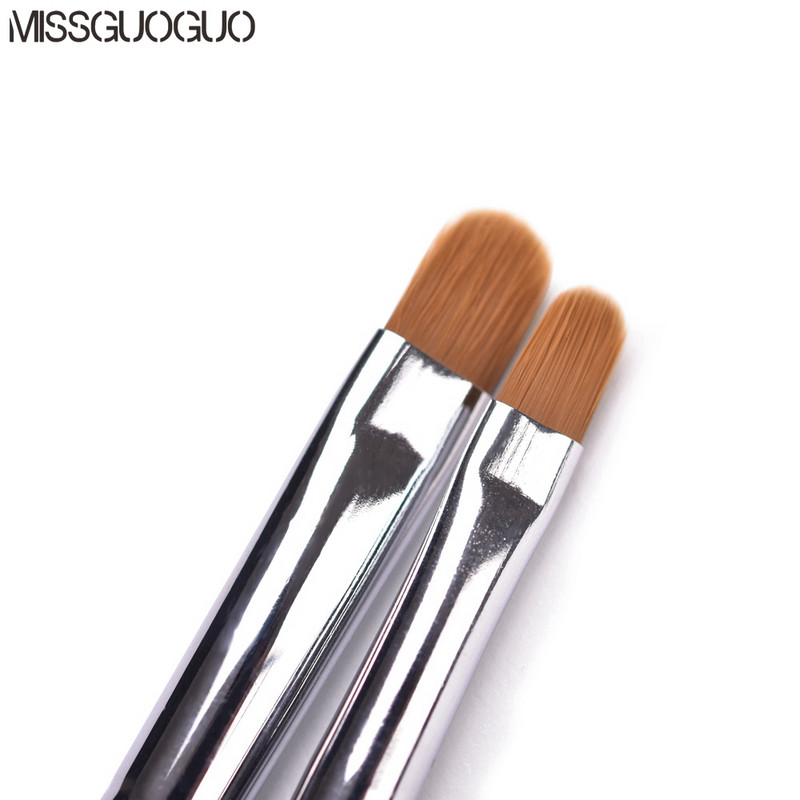 missguoguo Akrilna četkica za nokte Četkica za geliranje noktiju Četkica za geliranje noktiju Okrugla glava za manikuru Olovka za UV geliranje Profesionalni alat za poliranje