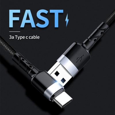 Genai 3A USB C кабел за бързо зареждане за мобилен телефон Xiaomi Redmi Micro USB кабел за Samsung Huawei Кабел за бързо зареждане за iPhone