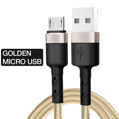 Genai 3A gyorstöltő USB C kábel Xiaomi Redmi mobiltelefonhoz Micro USB kábel Samsung Huawei gyorstöltő kábel iPhone-hoz