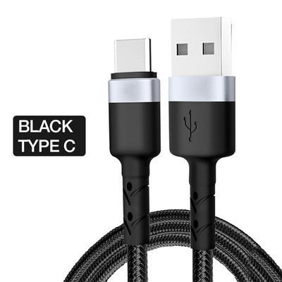Genai 3A gyorstöltő USB C kábel Xiaomi Redmi mobiltelefonhoz Micro USB kábel Samsung Huawei gyorstöltő kábel iPhone-hoz