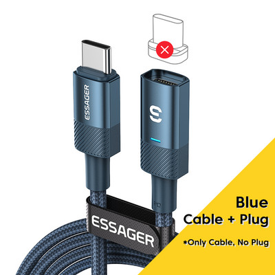 Essager PD60W USB Type C magnetski kabel za iPhone 13 Xiaomi POCO3 Huawei Realme Oneplus OPPO Fast Charge Kabel za mobilni telefon Žica