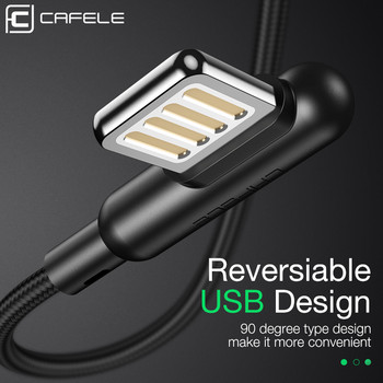 Καλώδιο 120 CM USB Type C 90 μοιρών USB C Καλώδιο κινητού τηλεφώνου 3A Καλώδιο δεδομένων γρήγορης φόρτισης με ένδειξη LED Καλώδιο USB για Huawei