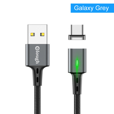 Elough 3 în 1 încărcare magnetică pentru iphone xs max xr x 8 7 plus 6 5 6s cablu tip c cablu micro usb telefon led magnet fir încărcător