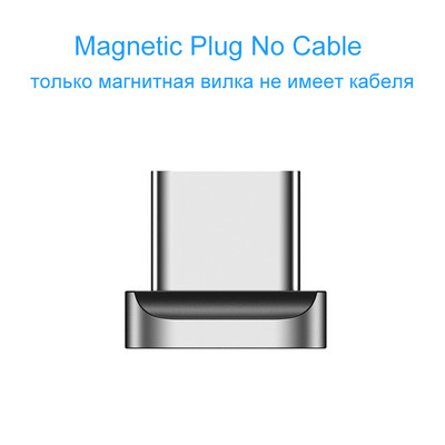 Elough 3 în 1 încărcare magnetică pentru iphone xs max xr x 8 7 plus 6 5 6s cablu tip c cablu micro usb telefon led magnet fir încărcător