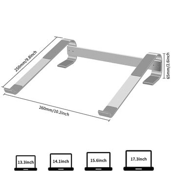 Стойка за лаптоп Xnyocn Универсална преносима алуминиева сплав Охлаждане Разсейване на топлината Държач за лаптоп за Macbook Pro iPad Dell Lenovo