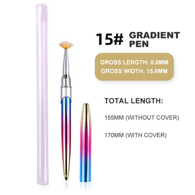 24 stila Ručno izrađena Kolinsky četkica za nokte Akrilna profesionalna četkica za nail art Kistovi za manikuru Nail Kist Dodaci za nokte pinceles uñas