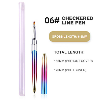 24 stila Ručno izrađena Kolinsky četkica za nokte Akrilna profesionalna četkica za nail art Kistovi za manikuru Nail Kist Dodaci za nokte pinceles uñas