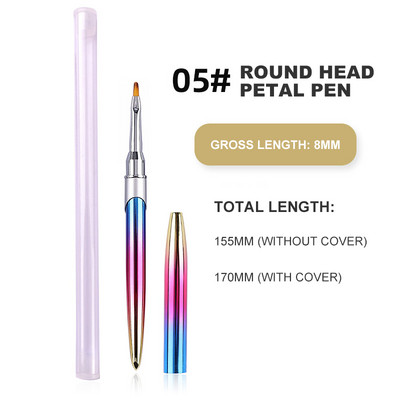 24 stila Ručno izrađena Kolinsky četkica za nokte Akrilna profesionalna četkica za nail art Kistovi za manikuru Nail Kist Dodaci za nokte pinceles uñas