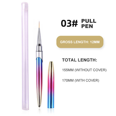 24 stila Ručno izrađena Kolinsky četkica za nokte Akrilna profesionalna četkica za nail art Kistovi za manikuru Nail Kist Dodaci za nokte pinceles uñas