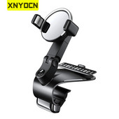 Στήριγμα τηλεφώνου αυτοκινήτου Xnyocn για βάση τηλεφώνου Dash Board Κλιπ αυτοκινήτου Στήριγμα περιστροφής βραχίονα smartphone Πολυλειτουργική βάση πλοήγησης AR
