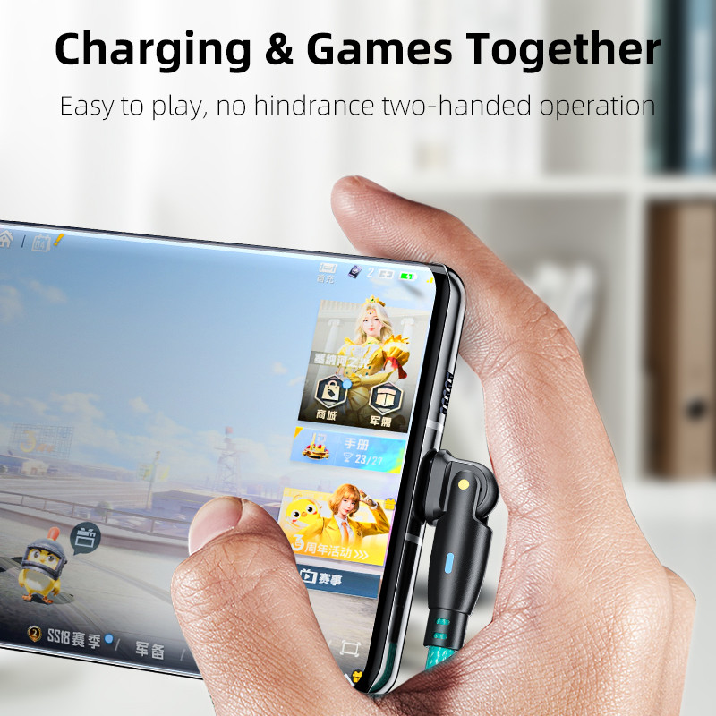 5A tip C do tipa C kabel za 180 stupnjeva rotirajući koljeno PD kabel za brzo punjenje 100W/60W podatkovni kabel tipa C za Samsung Xiaomi Huawei