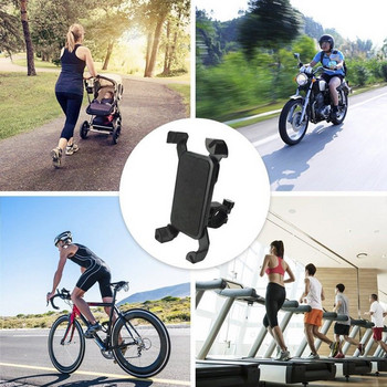 Xnyocn θήκη τηλεφώνου ποδηλάτου 360 ρυθμιζόμενο στήριγμα περιστροφής Γενική βάση φορητού τιμονιού ποδηλάτου για iPhone Samsung Smart Phone