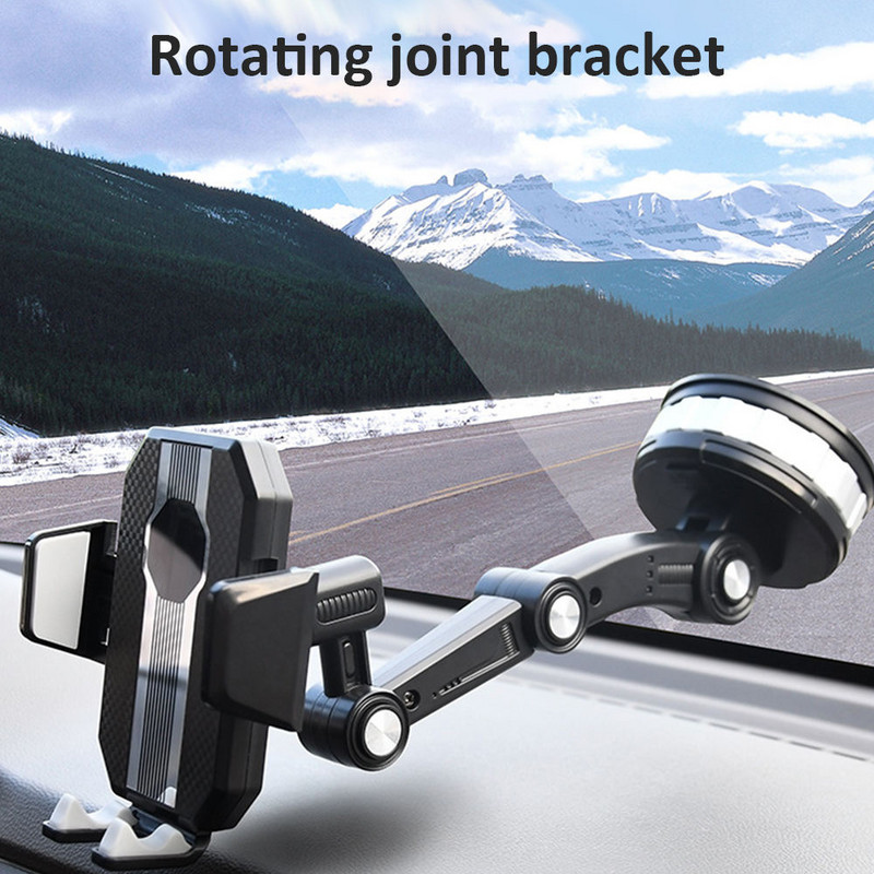 Xnyocn New Car Phone Stand Ventuze lavabile Suport universal pentru iPhone Xiaomi Samsung Huawei Smartphone Telefon mobil