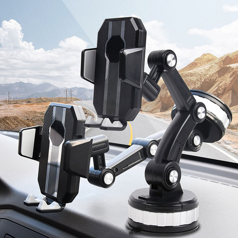 Xnyocn New Car Phone Stand Ventuze lavabile Suport universal pentru iPhone Xiaomi Samsung Huawei Smartphone Telefon mobil