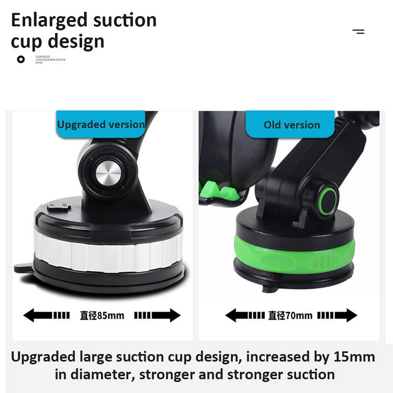 Xnyocn New Car Phone Stand Ventuze lavabile Suport universal pentru iPhone Xiaomi Samsung Huawei Smartphone Telefon mobil