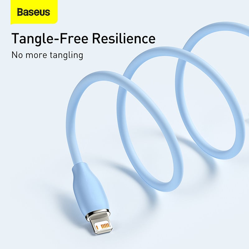 Baseus Liquid Silica Gel USB kabel 2.4A kabel za punjenje za iPhone 14 13 12 11 Pro Max žičani kabel za brzo punjenje podataka