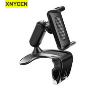 Xnyocn stalak za mobilni telefon u automobilu Držač za auto GPS nadzornu ploču Univerzalna podrška za mobilni telefon 360° rotirajući nosač, držač kopče za iPhone