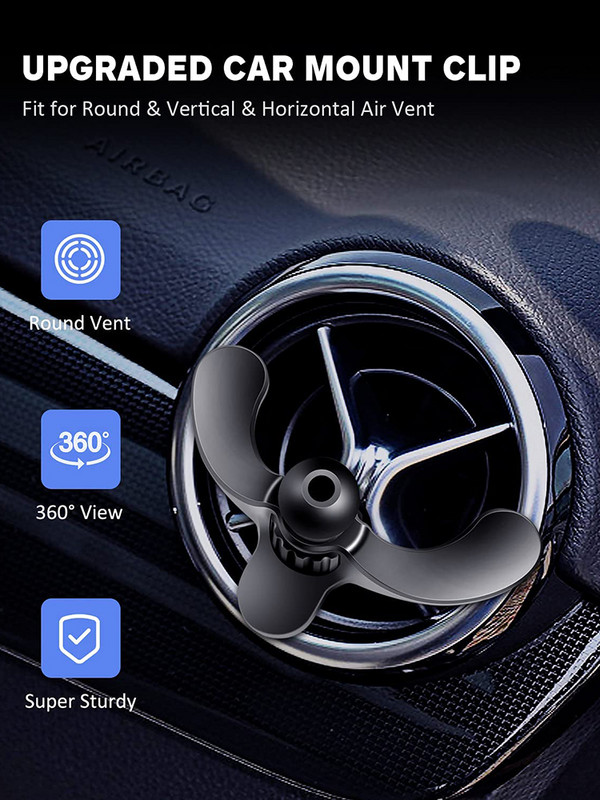 Xnyocn Clip de aerisire auto 17mm cap sferic pentru priza de aer auto Suport pentru telefon Stand Magnet Accesorii pentru suport GPS pentru telefon mobil auto