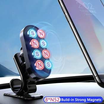 Xnyocn Αυτοκίνητο Μαγνητική θήκη τηλεφώνου Mini Universal Mini Ταμπλό με μαγνήτη βάση κινητού τηλεφώνου για iPhone Samsung Xiaomi Huawei Redmi
