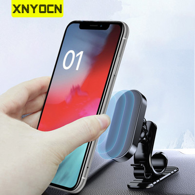 Xnyocn auto magnetski držač za telefon Univerzalni mini stalak za nadzornu ploču s magnetom za držač za mobilni telefon za iPhone Samsung Xiaomi Huawei Redmi