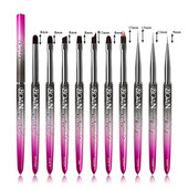 BQAN Perie pentru unghii Liner Perie pentru unghii Gradient Acrilic Gel UV Pen extensie Pen Oja Pictura Perie pentru Desen Perie Gel pentru manichiura