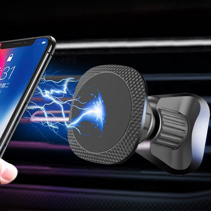 Xnyocn magnetski držač za telefon u automobilu, univerzalni držač ventilacijske ploče s instrumentima, jak magnet za iPhone 14, nosač za mobitel Xiaomi