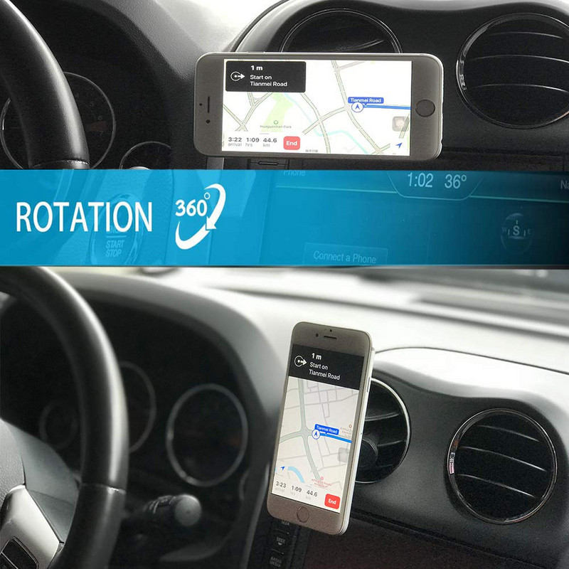 Xnyocn magnetinis mobiliojo telefono laikiklis automobilio oro ventiliacijos stovas universalus reguliuojamas laikiklis iPhone Xiaomi Huawei Samsung išmaniajam telefonui