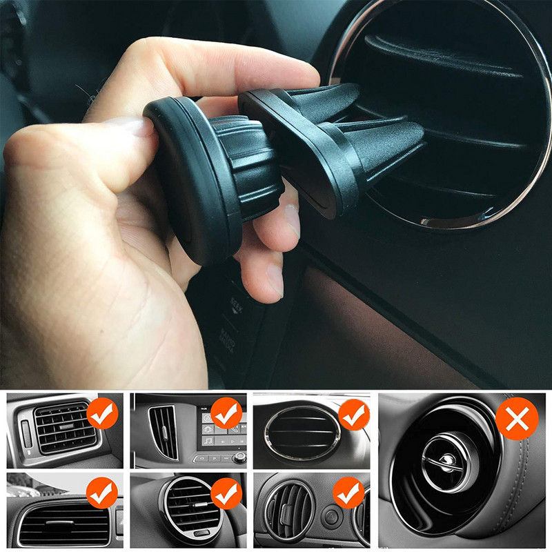 Xnyocn magnetinis mobiliojo telefono laikiklis automobilio oro ventiliacijos stovas universalus reguliuojamas laikiklis iPhone Xiaomi Huawei Samsung išmaniajam telefonui