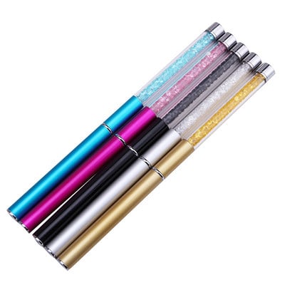 Nagu UV Gel Brush Liner Pildspalva Crystal Handle Manikīrs Nagi French Art Akrils UV Gel Punktu pildspalva pagarinājuma krāsošanas otas rīki