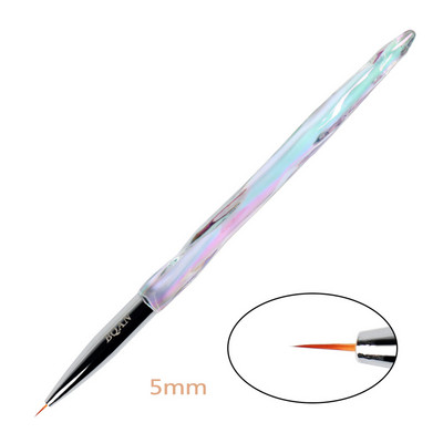 BQAN Rose Gold Perie pentru unghii Perie cu gel pentru manichiură Pen extensie cu gel UV acrilic pentru pictura lac de unghii Perie de desen Instrumente de vopsea