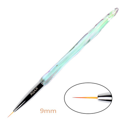 BQAN Rose Gold Perie pentru unghii Perie cu gel pentru manichiură Pen extensie cu gel UV acrilic pentru pictura lac de unghii Perie de desen Instrumente de vopsea
