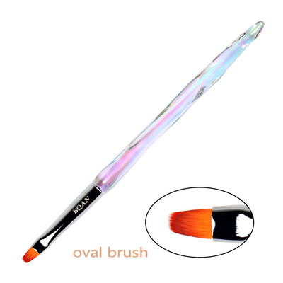 BQAN Rose Gold Perie pentru unghii Perie cu gel pentru manichiură Pen extensie cu gel UV acrilic pentru pictura lac de unghii Perie de desen Instrumente de vopsea