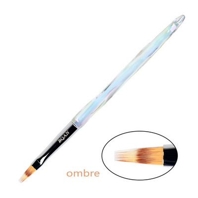 BQAN Rose Gold Perie pentru unghii Perie cu gel pentru manichiură Pen extensie cu gel UV acrilic pentru pictura lac de unghii Perie de desen Instrumente de vopsea