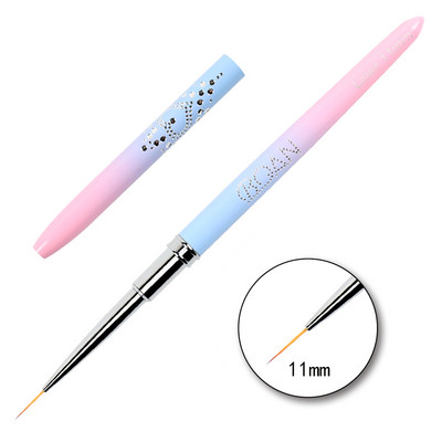 BQAN Rose Gold Perie pentru unghii Perie cu gel pentru manichiură Pen extensie cu gel UV acrilic pentru pictura lac de unghii Perie de desen Instrumente de vopsea