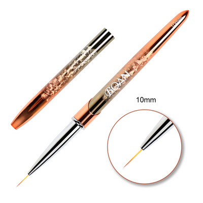 BQAN Rose Gold Perie pentru unghii Perie cu gel pentru manichiură Pen extensie cu gel UV acrilic pentru pictura lac de unghii Perie de desen Instrumente de vopsea