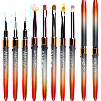 BQAN Четка за нокти UV Gel Liner Painting Brush Акрилна четка за рисуване за нокти Nail Art Tool Nail Pen Nail Polish Gel Brushse