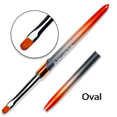 BQAN Perie pentru unghii, cu gel UV, perie de pictură, perie de desen acrilic, pentru unghii, instrument pentru arta unghiilor, pix pentru unghii