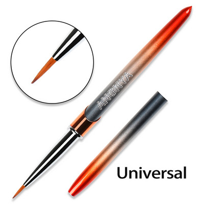 BQAN Perie pentru unghii, cu gel UV, perie de pictură, perie de desen acrilic, pentru unghii, instrument pentru arta unghiilor, pix pentru unghii