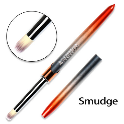 BQAN Perie pentru unghii, cu gel UV, perie de pictură, perie de desen acrilic, pentru unghii, instrument pentru arta unghiilor, pix pentru unghii