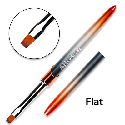 BQAN Perie pentru unghii, cu gel UV, perie de pictură, perie de desen acrilic, pentru unghii, instrument pentru arta unghiilor, pix pentru unghii