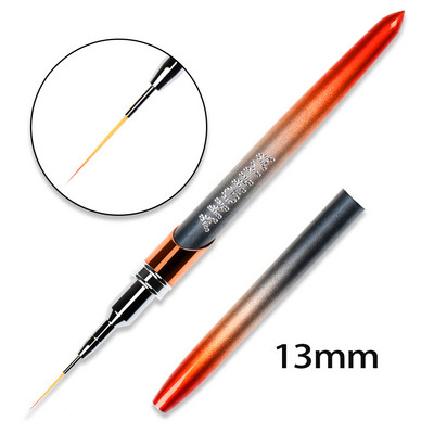 BQAN Perie pentru unghii, cu gel UV, perie de pictură, perie de desen acrilic, pentru unghii, instrument pentru arta unghiilor, pix pentru unghii