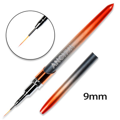 BQAN Perie pentru unghii, cu gel UV, perie de pictură, perie de desen acrilic, pentru unghii, instrument pentru arta unghiilor, pix pentru unghii