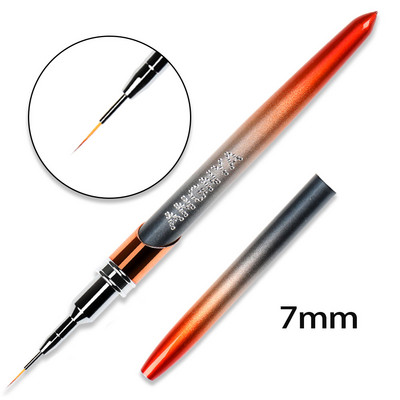 BQAN Perie pentru unghii, cu gel UV, perie de pictură, perie de desen acrilic, pentru unghii, instrument pentru arta unghiilor, pix pentru unghii