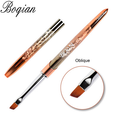 BQAN Perie pentru unghii, cu gel UV, perie de pictură, perie de desen acrilic, pentru unghii, instrument pentru arta unghiilor, pix pentru unghii