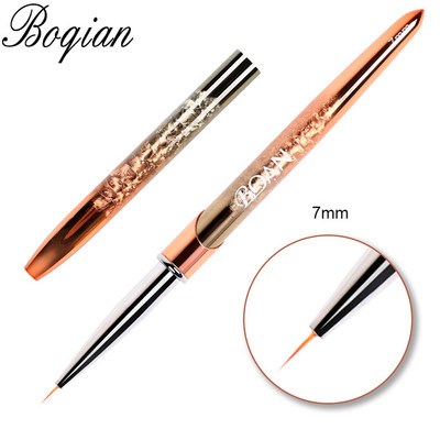 BQAN Perie pentru unghii, cu gel UV, perie de pictură, perie de desen acrilic, pentru unghii, instrument pentru arta unghiilor, pix pentru unghii