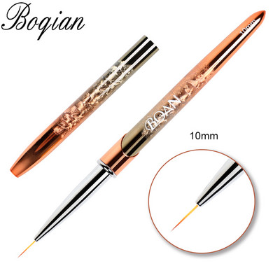 BQAN Perie pentru unghii, cu gel UV, perie de pictură, perie de desen acrilic, pentru unghii, instrument pentru arta unghiilor, pix pentru unghii