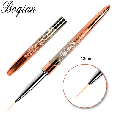 BQAN Perie pentru unghii, cu gel UV, perie de pictură, perie de desen acrilic, pentru unghii, instrument pentru arta unghiilor, pix pentru unghii