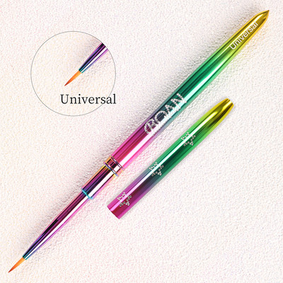 BQAN šarena četkica za nokte Gel četkica za manikuru Akrilna UV gel olovka za proširenje za lakiranje noktiju Kist za crtanje Alati za boje